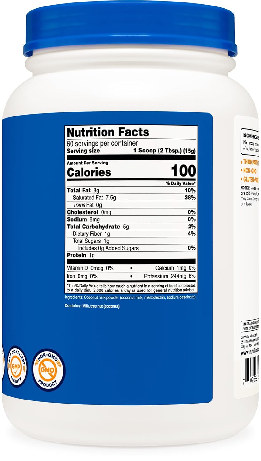 Nutricost Coconut Milk Powder 1LB - Image 5